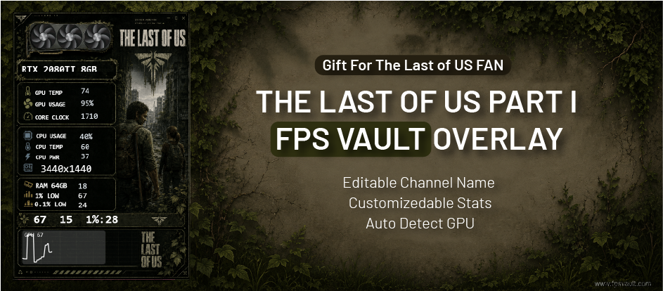 THE LAST OF US PART I FPS VAULT OVERLAY