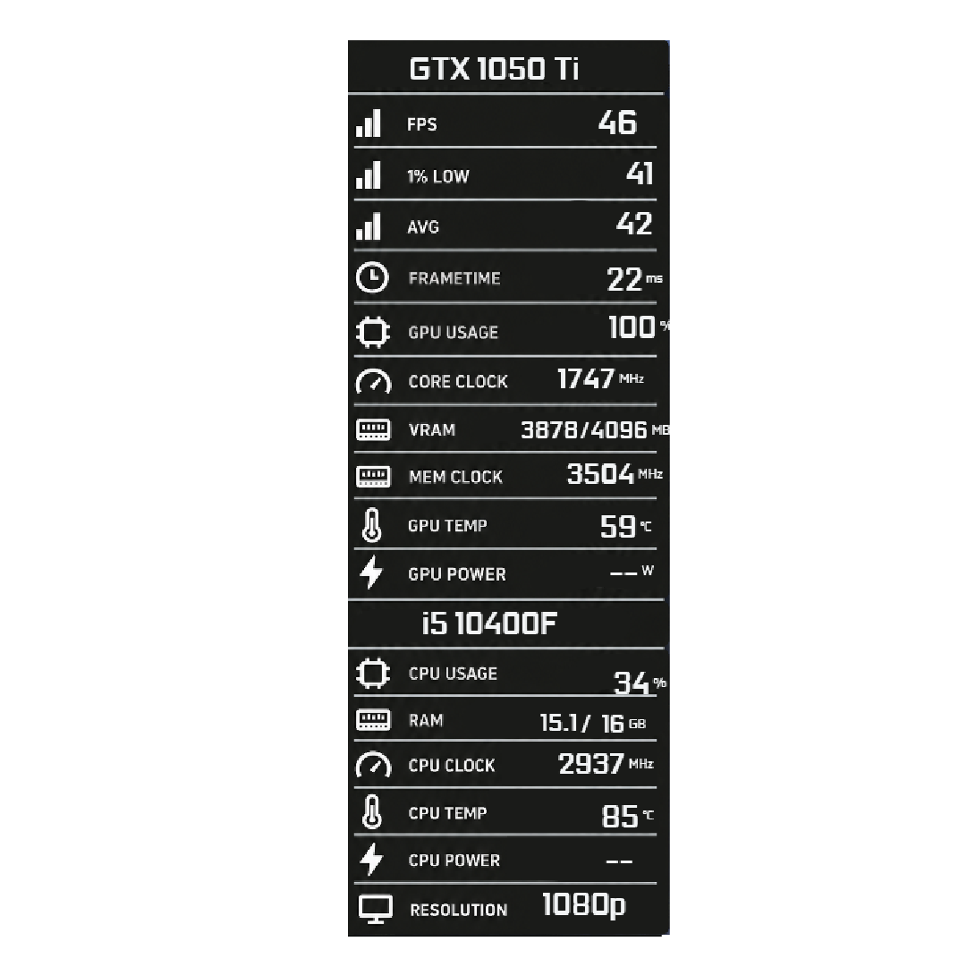 Steal Row FPS Vault Overlay FPS overlay preview