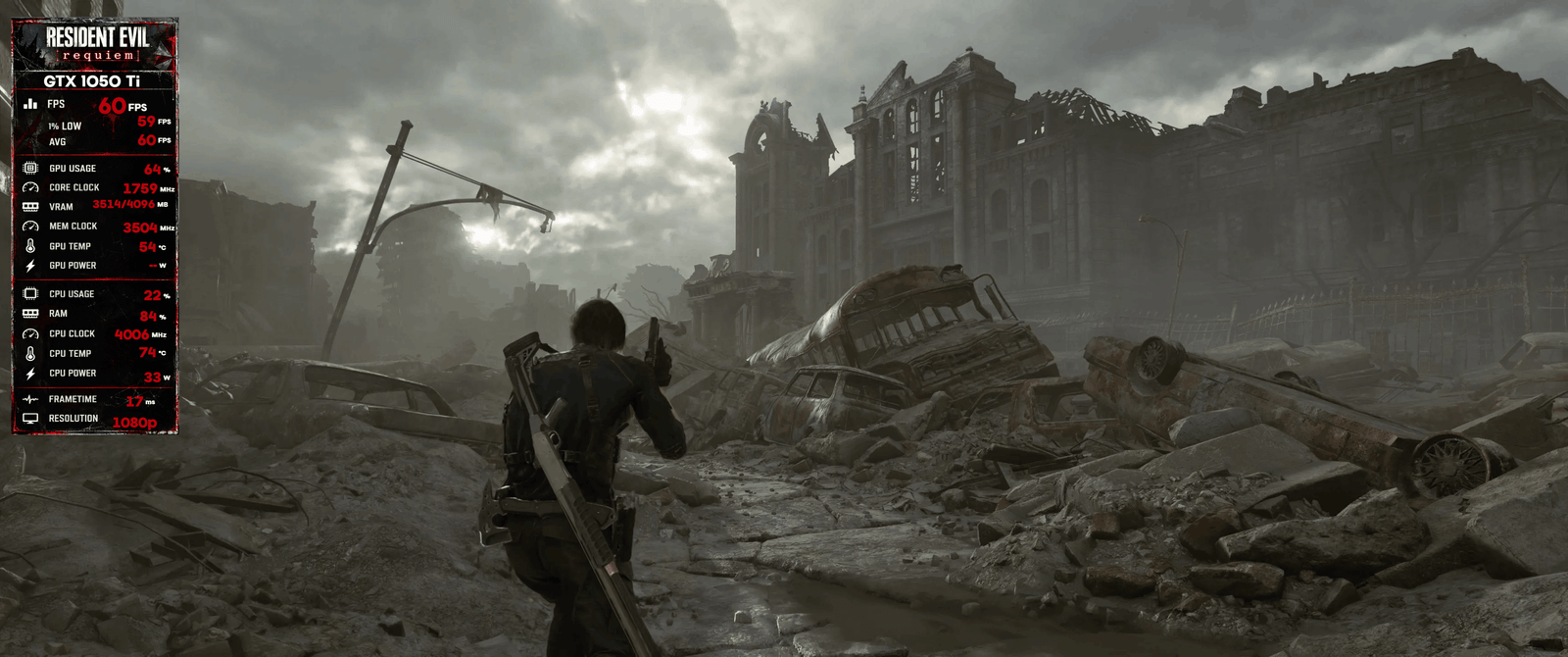 Resident Evil Requiem FPS Vault Overlay 2