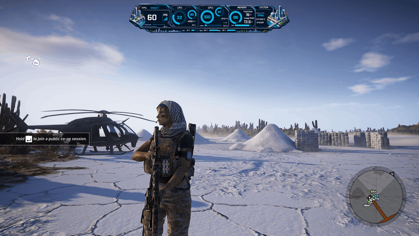 Neon Skyline Command HUD