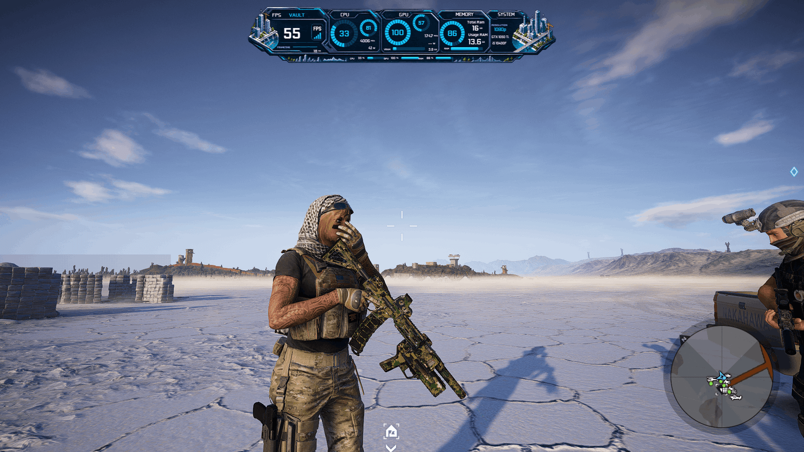 Neon Skyline Command HUD preview image 2