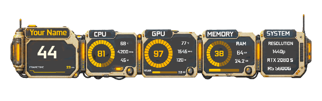 Frontier Relay Performance FPS overlay preview