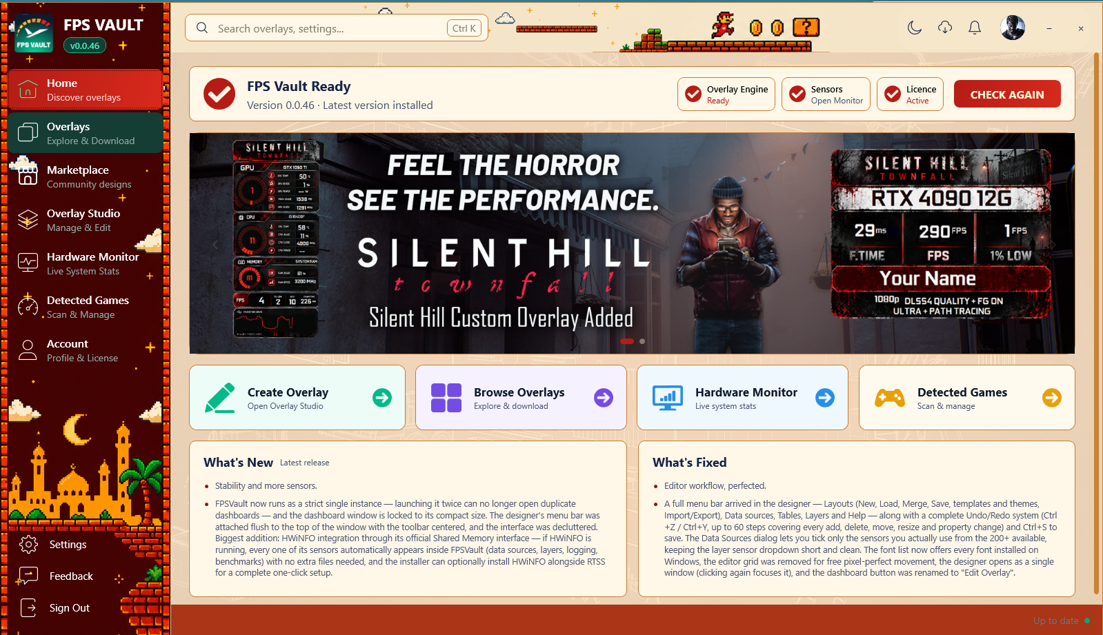 Retro Quest theme preview
