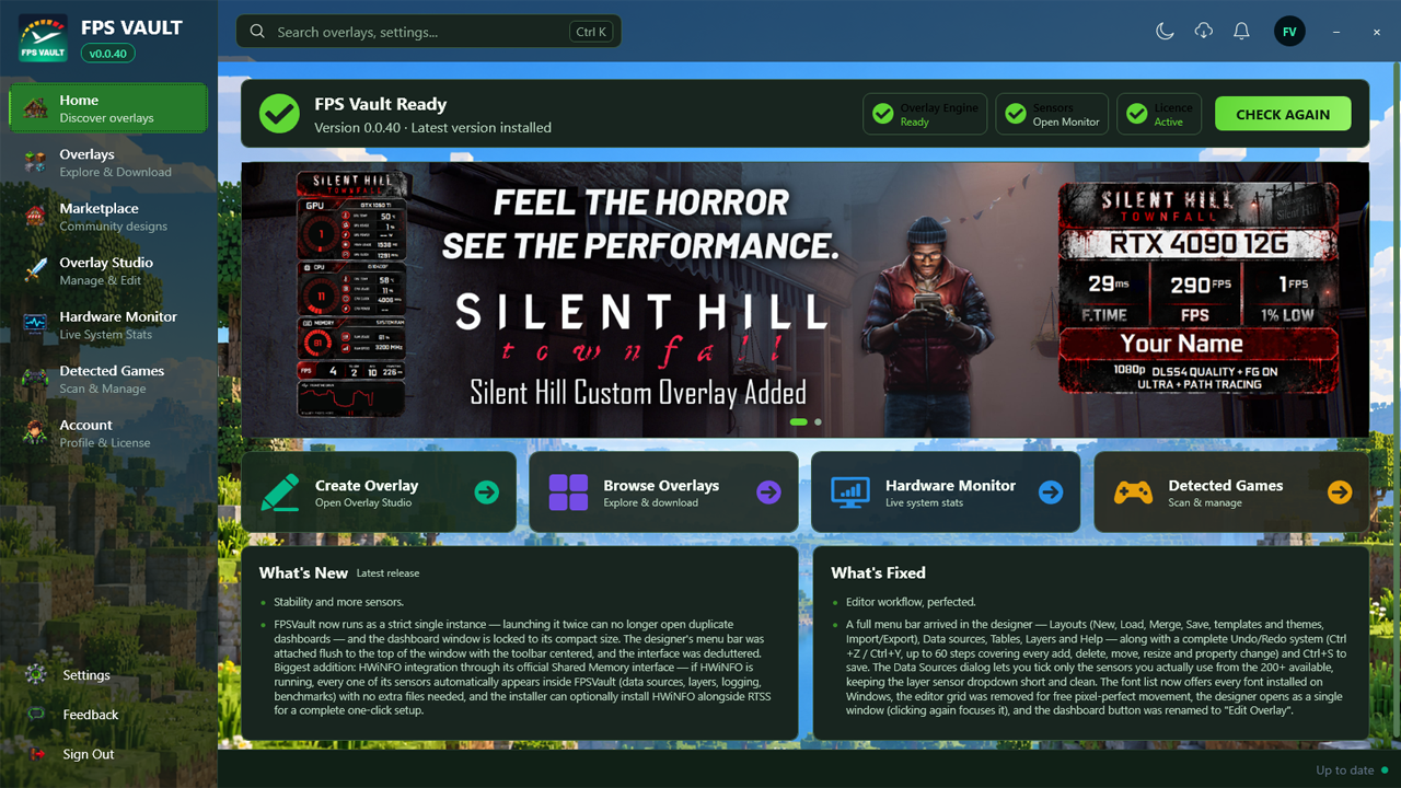 Voxel Advanture Theme Pack for FPS VAULT theme preview