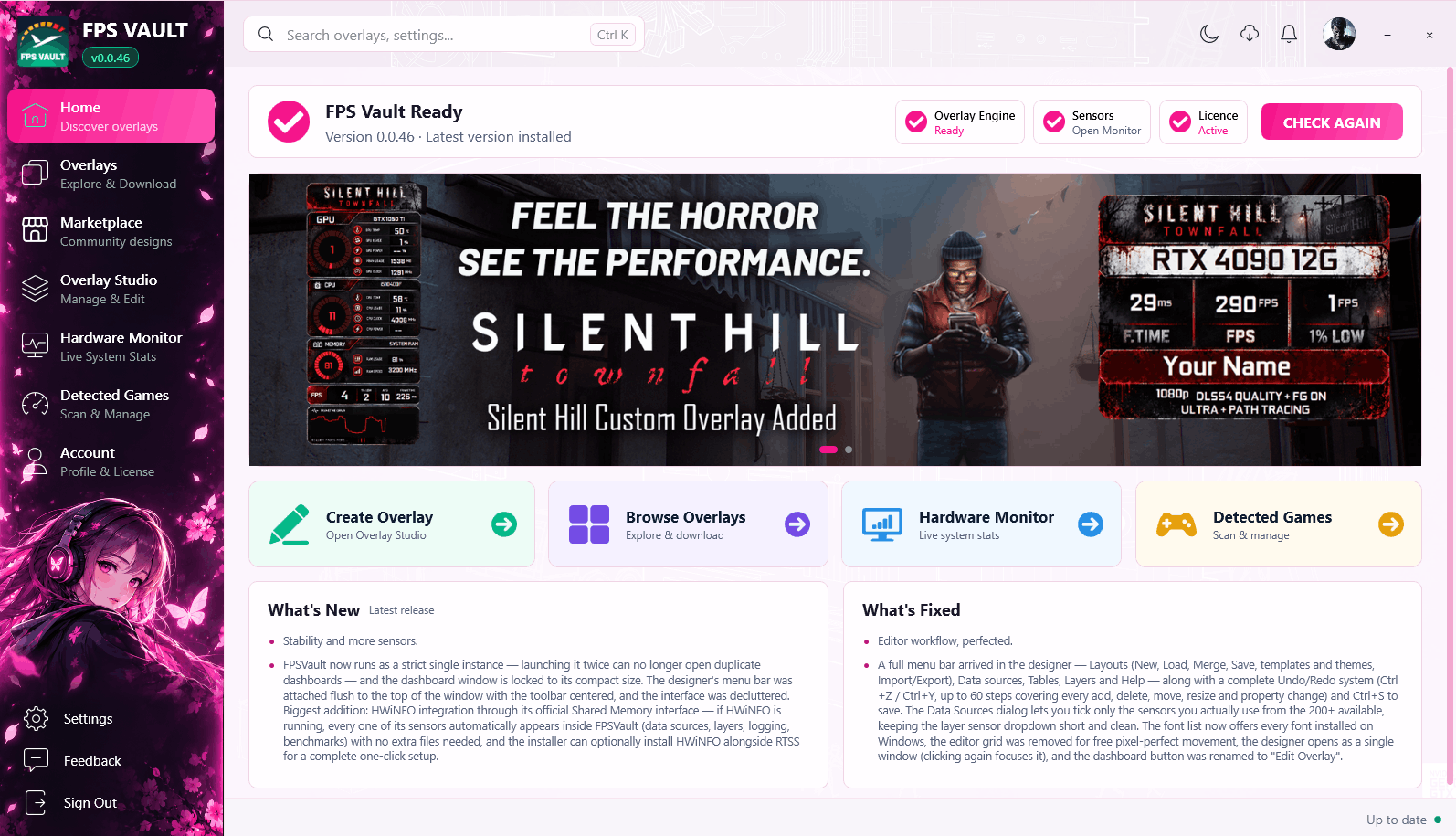 Sakura Pulse theme preview