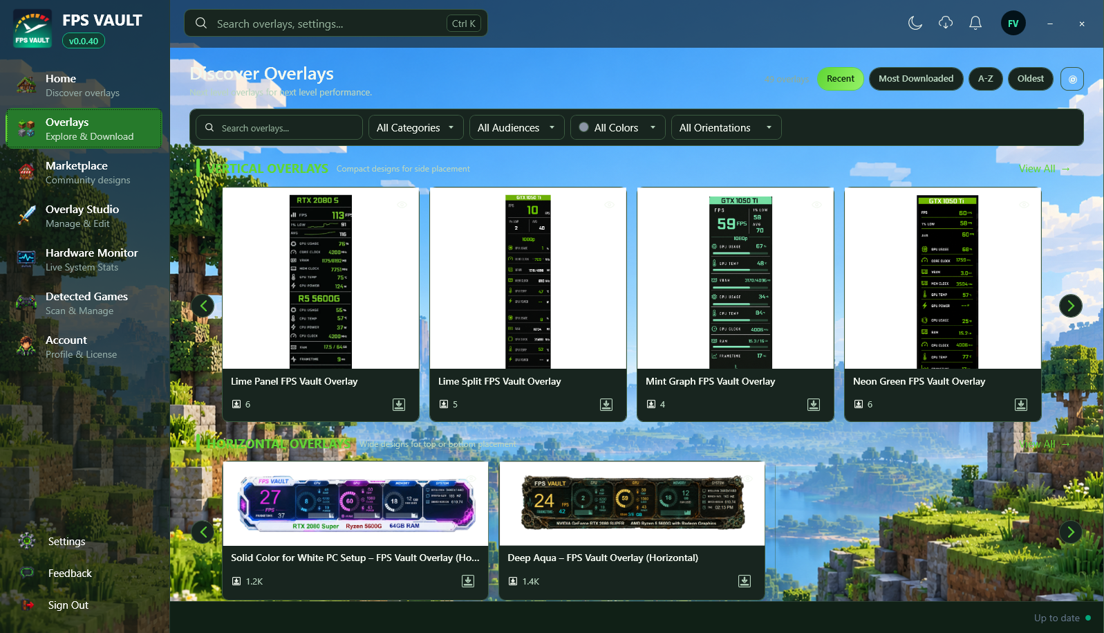 Voxel Advanture Theme Pack for FPS VAULT preview 3